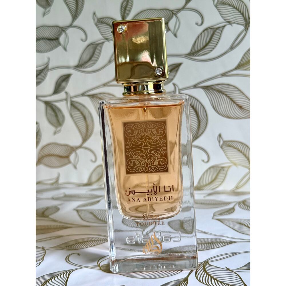 Lattafa Ana Abiyedh Poudrée EDP Perfume Powdery Musky Vanilla Unisex Fragrance
